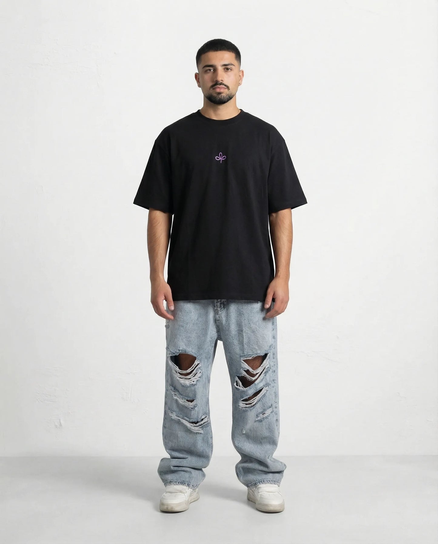 T-shirt Campy Logo - Black Pink