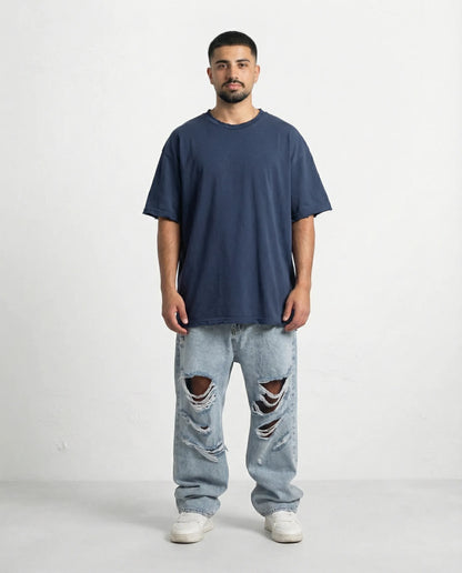 T-shirt Eilat linen blue