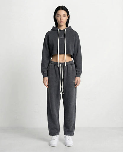 Sweatshirt - CAMPY LOGO STREETS CROP