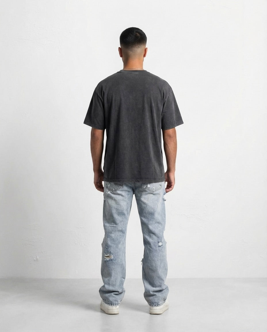 T-shirt WASH LOGO PATCH