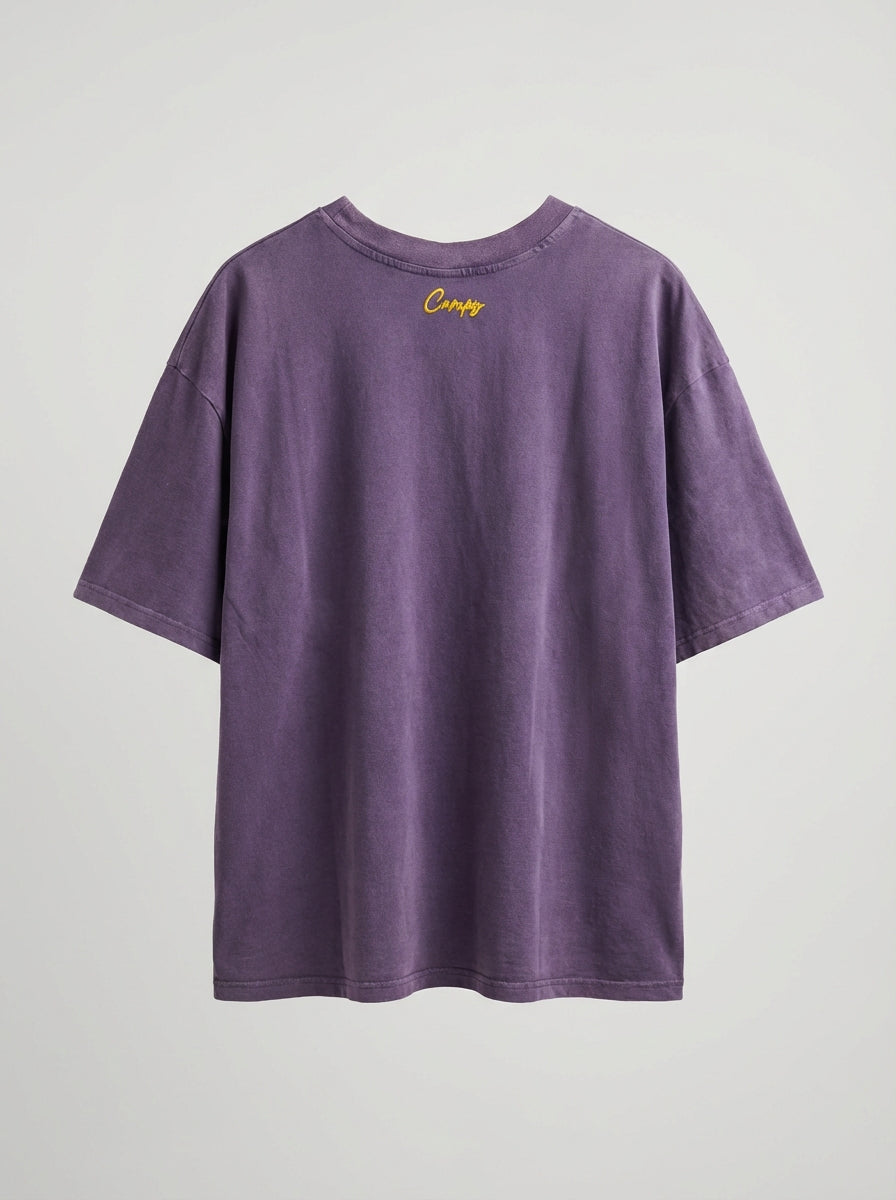 T-shirt CAMPY LOGO Purple