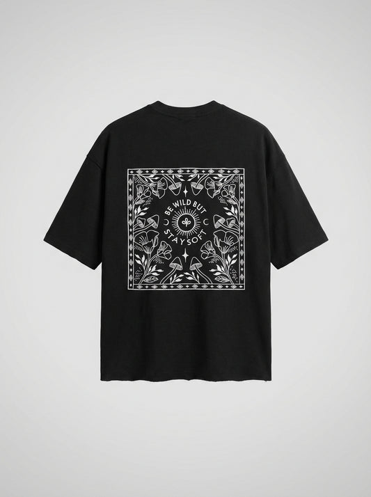 T-shirt Wild black