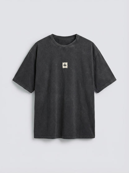 T-shirt WASH LOGO PATCH