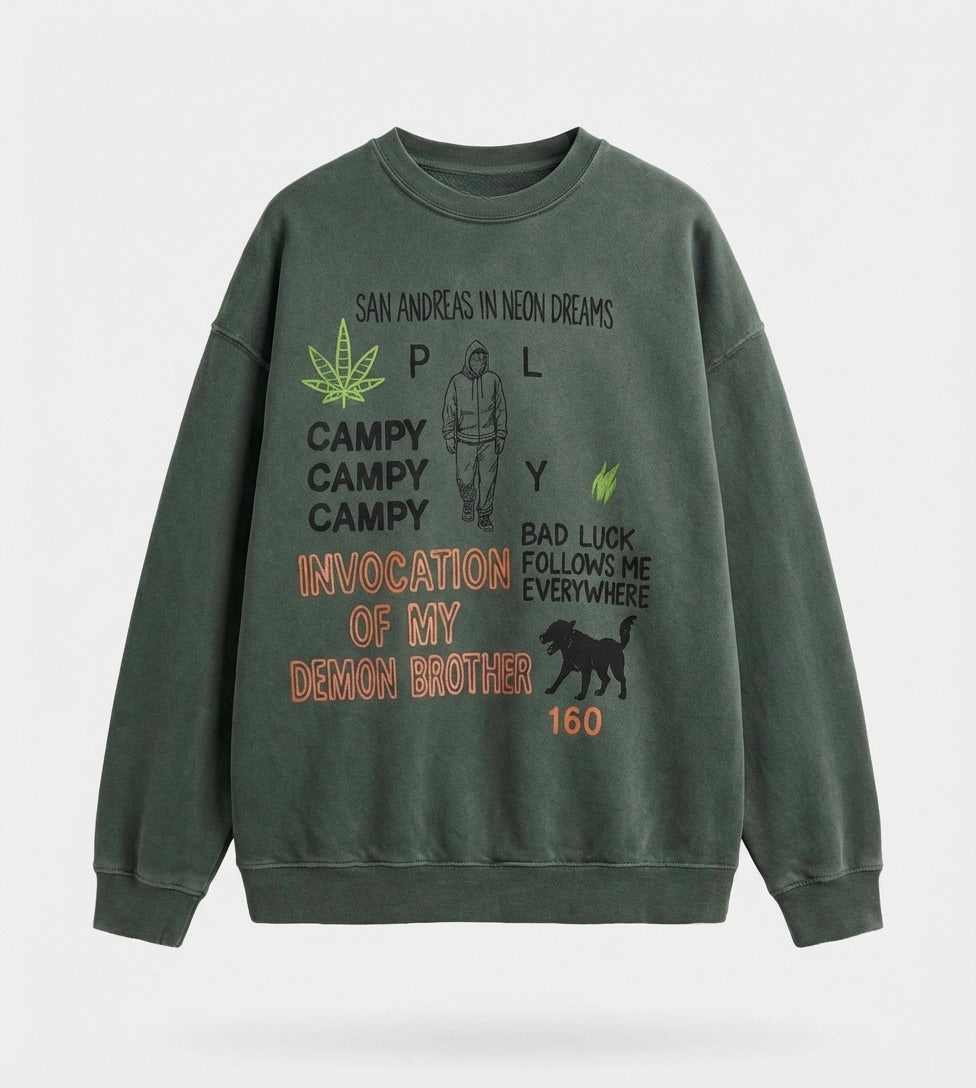 Sweatshirt  OVERSIZE CAMPY MR