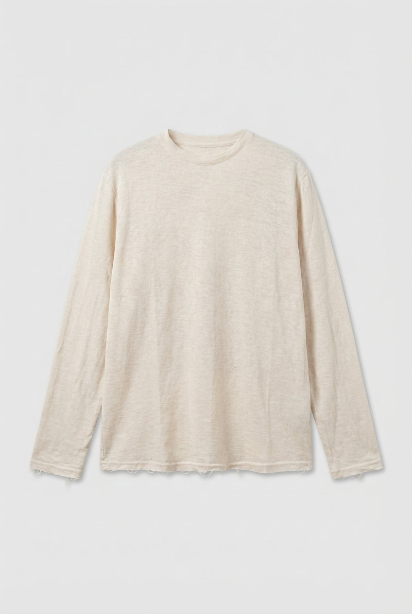 Long shirt sus Beige