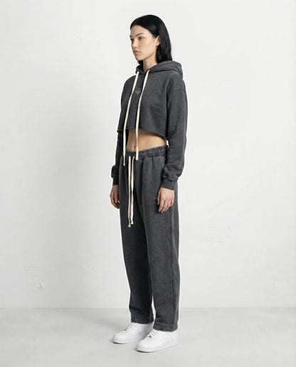 Sweatshirt - CAMPY LOGO STREETS CROP