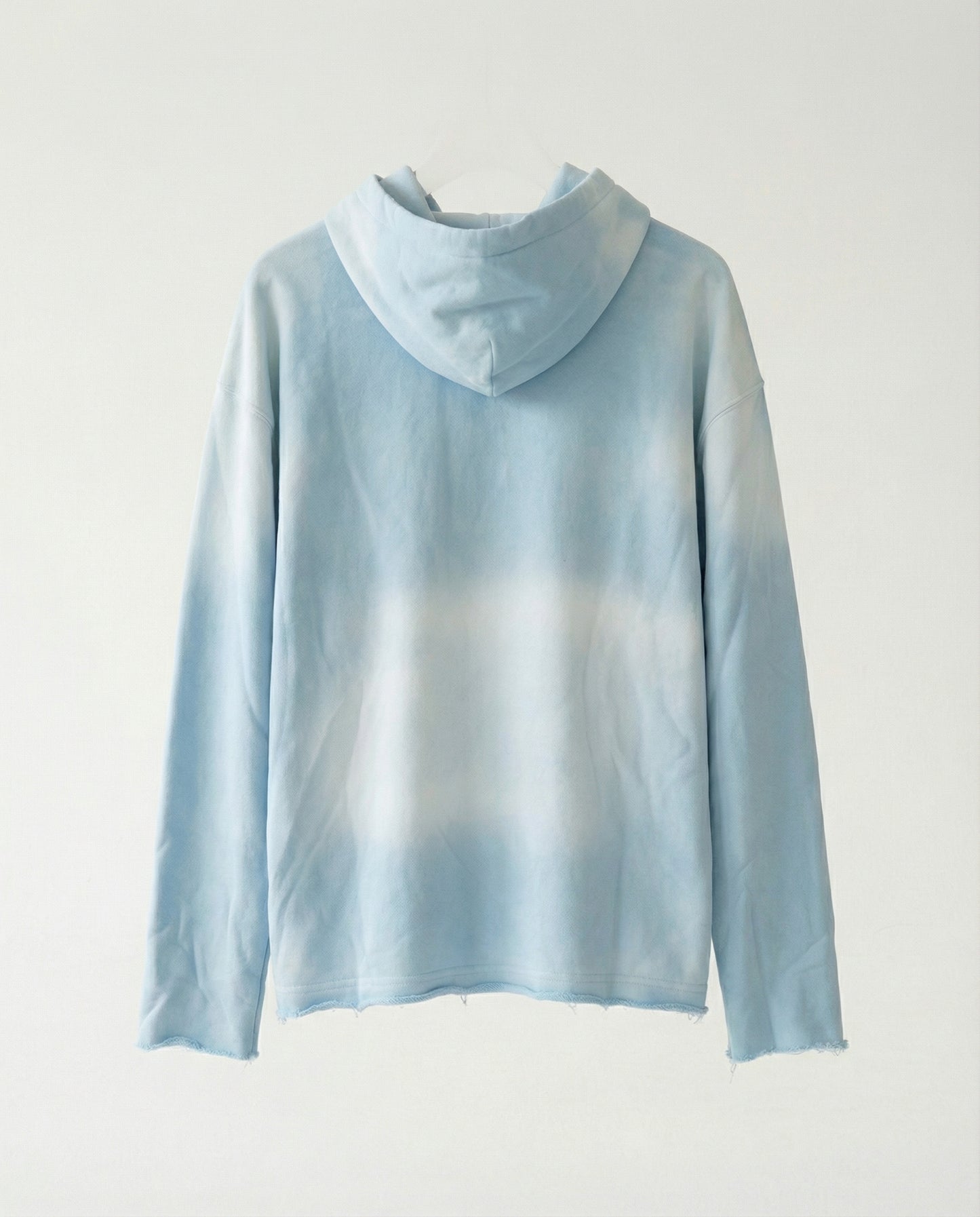 Sweatshirt OVERSIZE CAMPY bag front light blue