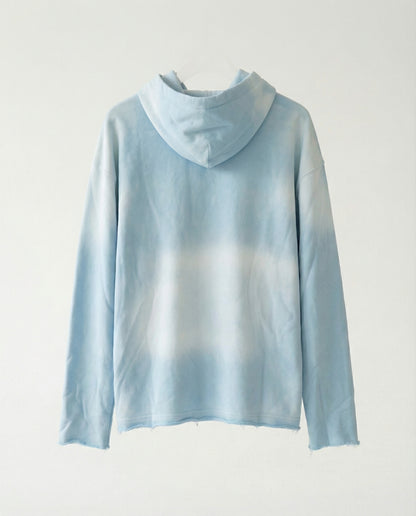 Sweatshirt OVERSIZE CAMPY bag front light blue