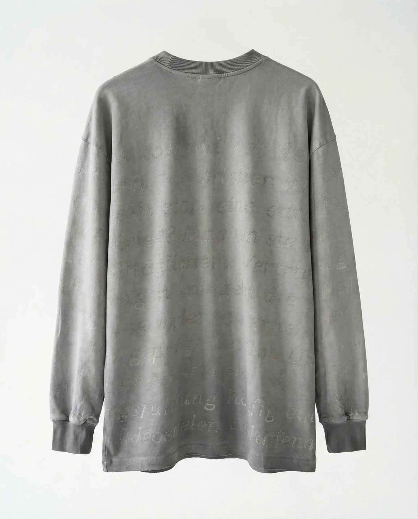 OVERSIZE LOGO STREET STYLE GRAY