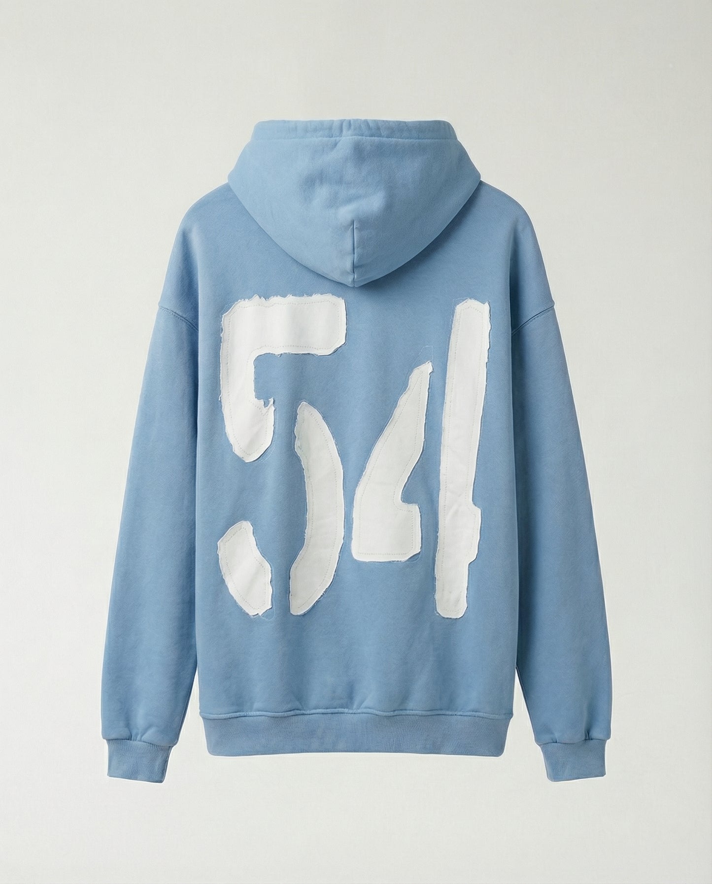 Sweatshirt OVERSIZE CAMPY 54 logo front Blue