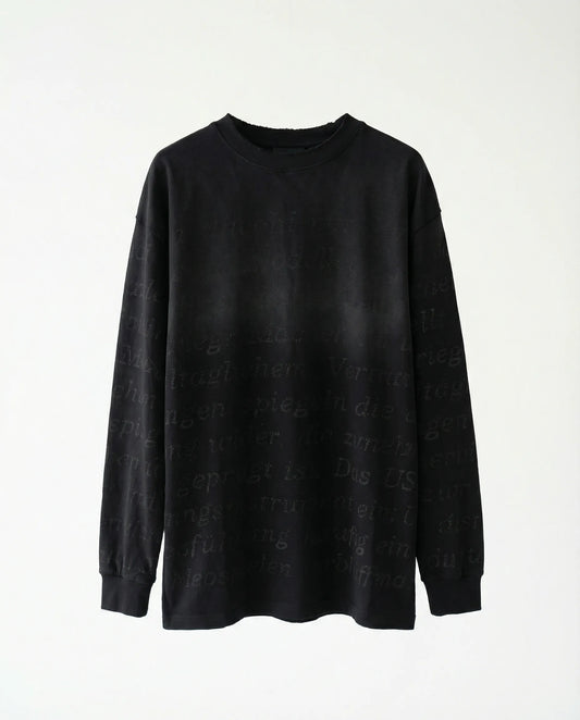 OVERSIZE LOGO STREET STYLE BLACK