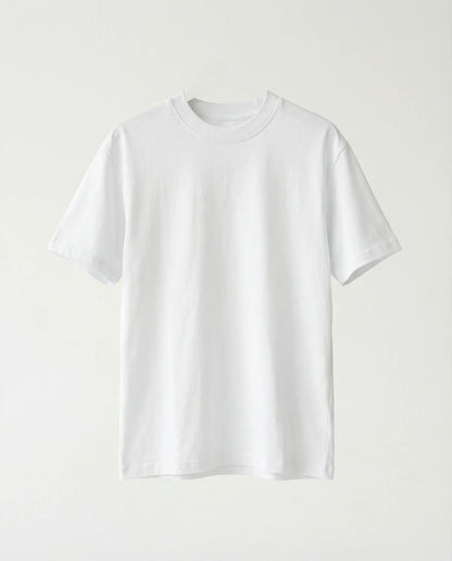 T-shirt Overlock Patch Back WHITE